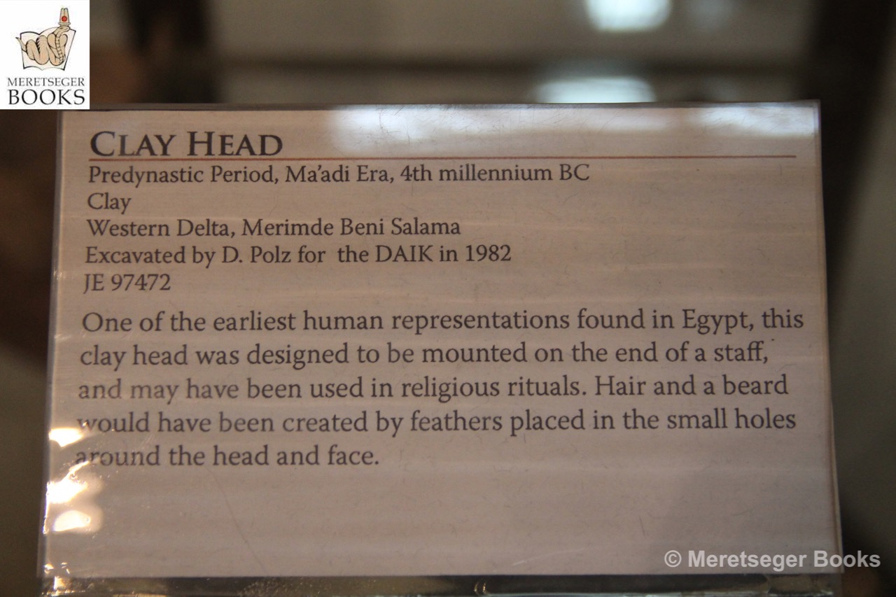 Merimde Clay head from Merimde Beni Salama