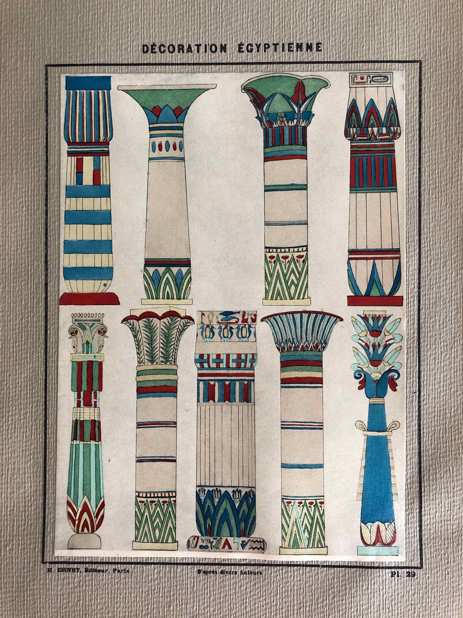 Décoration Murale Ankh Égyptienne 20 Cm – Hiéroglyphes Peints à La Main, Croix De Vie En Polyrésine